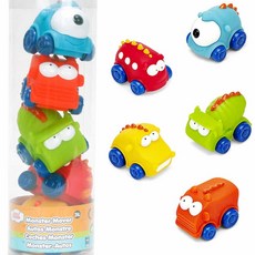 소프트 몬스터자동차 5P 차 자동차 장난감 크리스마스선물 리틀히어로 굴삭기 중장비차 덤프트럭 귀여운꼬마버스