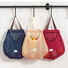 메쉬 양파주머니 야채 보관망 채소망 야채그물망, 옐로우