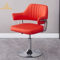 宿舍大學生轉椅舒適可調式座椅家用辦公電腦椅靠背護腰久坐舒服, 圓盤款紅色