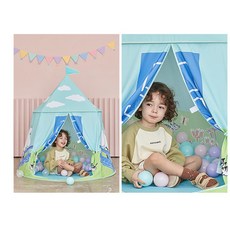 거실 아이 독립공간 텐트 숨기놀이 장난감집 어린이 아기선물 볼하우스 아동용 인디언텐트 캠핑, 단일사이즈, 1개