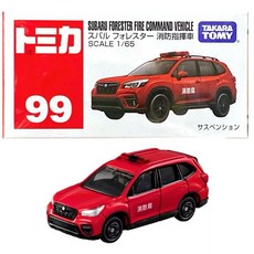 TOMICA 多美小汽車 NO.099 速霸陸 Forester 消防車 TM099A5, 1個