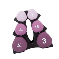 라프샵 홈트레이닝 아령 네오프렌 삼각아령세트 11kg, 본상품선택_WFHBITR, 1개