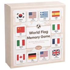 뚜뚜 메모리게임, 1개, 세계 국기