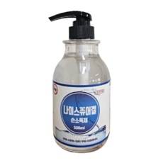 덕인 나이스퓨어겔 에탄올 새니타이저 손소독제 500ml, 20개