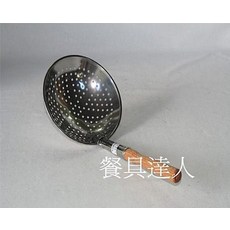 餐具達人捲邊飯笠 漏網 漏杓 撈麵杓 魯味網 油炸網, 1個, 6號
