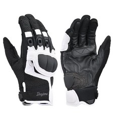데이턴Daytona 바이크 그로브 여름 메쉬 가죽 염소 가죽 하드 프로텍터 대응 컴포트 에어플로우 메쉬그 로브 DG008 블랙/화이트 S 45902