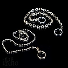 iRho 걸이용 체인줄 키링체인, 구슬형(군번줄)