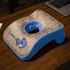 涼蓆記憶棉午睡枕趴睡枕教室學生趴桌上睡覺小枕頭辦公室午休神器, 鯨魚(冰藤)
