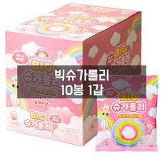 무지개 솜사탕 빅 슈가롤리 12g * 10개입 1박스, 10개
