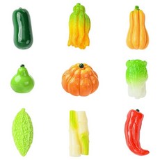 Stiesy 100피스 모조 초콜릿 슬라임 레진 참 3D 현실적인 디저트 테마 플랫백 장식 폰 케이스 DIY 네일 아트 주얼리 제작 스크랩북 장식용, 채소-9가지 스타일-45개