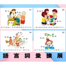 語言詞彙擴展 訓練認知卡片 兒童看圖說話寫話, 1個