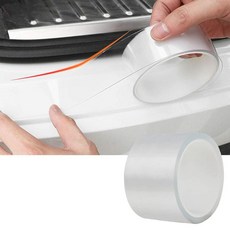 MYFAMIREA 자동차 도어 보이지 않는 충돌 방지 자체 접착 씰 스트립 웨더 긁힘 투명 핏 차체 및 문 보호 18.9 x 5.1cm66 2인치 221632, 33Ft x 2.8In