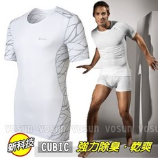 【瑞士 ODLO】男 抗菌除臭銀離子圓領 短袖內衣 CUBIC 排汗衣 T恤 登山