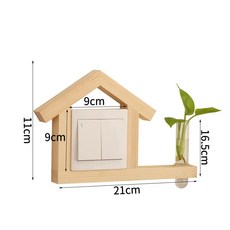 버윈 스위치 커버 장식 인테리어 우드 스위치 덮개, F