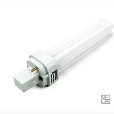 오스람 DULUX-D PL램프 FDX-18W 2핀 주광색 전구색 형광등용 거실조명, 주광색(흰색)