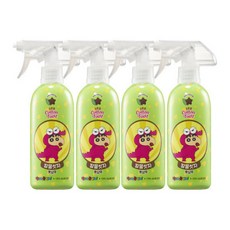 온더바디 코튼풋 발을씻자 풋샴푸 짱구 385ml 초코민트 4개, 개입