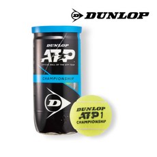 던롭 캔볼 ATP 챔피언쉽 공식 테니스공 시합구 캔볼 1캔(2입), 옐로우, 1개