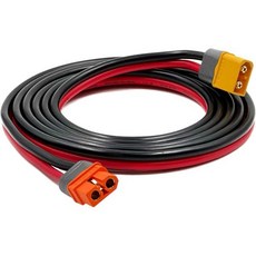 ZkeeShop XT60i XT60 남성 케이블 10AWG 태양광 충전 XT60i-F 연장 에코플로우 휴대용 발전소 발전기 호환 （5FT, 5FT, 12AWG, 1개