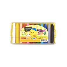 동아 노랑병아리 손에 묻지 않는 크레용 12색 세트, 1개, 상세페이지 참조