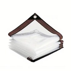 농업용비닐 텃밭 하우스 투명한 방수포 pe 두꺼운 방수 uv 찢어짐 방지 내구성 플라스틱 방수포그로밋 정원 레인 커버 포함, 9)Waterproof cloth