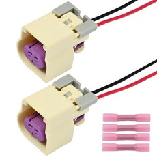 쉐보레 GMC 뷰익 캐딜락용 노크 폭발 센서 커넥터 2개 13580877 S934 플러그 피그테일 배선 하네스 교체, 쉐보레, GMC, 뷰익, 캐딜락용 노크 폭발 센서 커넥