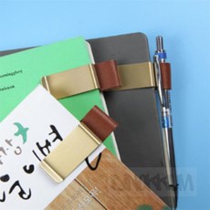 디노꿈 다이어리 펜 홀더 금색 가죽펜파우치 수첩볼펜꽂이 볼펜홀더
