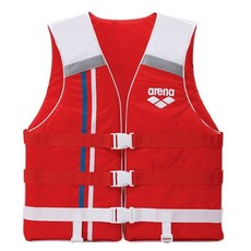 아레나 구명조끼 워터베스트 AVAAJ25 90KG이하, RED+스판수모증정