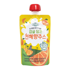 어니스틴 감귤 담은 천혜향 주스 물 타지 않은 제주산 착즙 주스 NFC주스 감귤 주스 천혜향 주스 어린이주스 학교간식 어린이집 간식 교회간식 아기 주스, 50개, 100ml