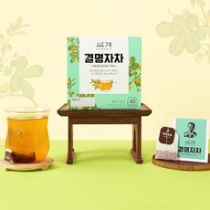 카페인없는 임산부 탕비실 결명자 차 40 티백, 48g, 40개입