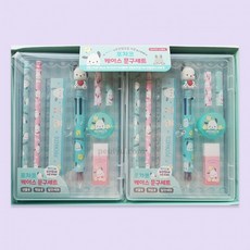 포차코 케이스 문구세트 1박스 6개입 어린이집 유치원 단체 대량주문 행사 판촉물 _TCSh-A001, 단품