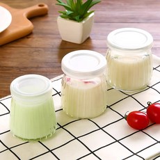 수제 푸딩컵 요거트 유리 푸딩 내열, 상세페이지 참고, 04. 세트 150ml 5개
