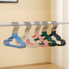 멍케어 논슬립 강아지 옷걸이 애견 미니 코팅 행거, 블루, 10개