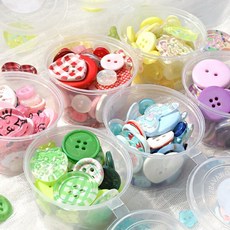 DIY랜덤단추SET 단추세트 단추 랜덤단추 단추키링 단추스트랩 단추파츠 예쁜단추, 1개, 그린