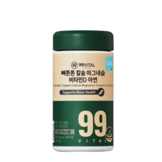 99바이탈 뼈튼튼 칼슘 마그네슘 비타민D 아연, 1개, 300정