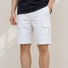 에이나인 스판 카고 허리밴딩 반바지 하프팬츠