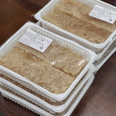 벌집꿀 벌꿀집 업소용 밀랍꿀 숙성 도소매용 팩벌집꿀 대용량 사양벌꿀, 1개, 1kg