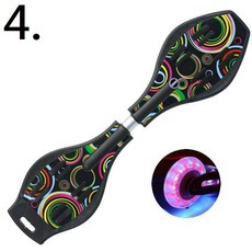 炫彩閃光輪活力蛇板 遊龍板, 1個, 蛇板4號