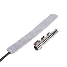 老羊樂器店 長笛吸水布, 1個, 灰色
