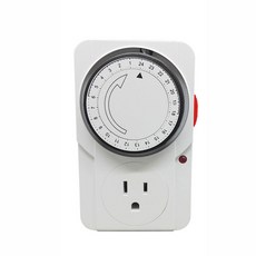 省電神器 110V機械式15A定時插座(每檔15分鐘)24小時機械式定時器, 1個