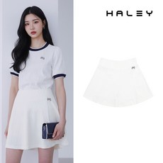 헤일리골프 여성 자카드 플레어 큐롯 스커트 HSCKK1214