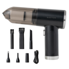 메이튼 차량용 7000PA 무선 진공 에어건 에어라이트 청소기, 블랙, MT100080