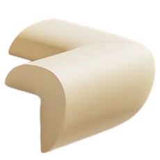 KIDS PARK 兒童安全防撞墊/桌角防護, 4個, 米色