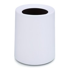 MONACO OLIVE 圓形無蓋垃圾桶, 白色的, 1個