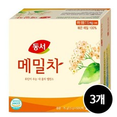 동서 메밀차 티백, 1.5g, 50개입, 3개