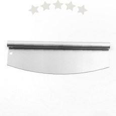 주방 제과 제빵 도구 스테인리스 반달형 피자 절단 커터 반죽 자르기 베이킹 도구, 1개