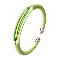 mi曼先威 驅蚊手環 植物精油, 綠色:如圖, 1個