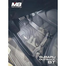 SUBARU OUTBACK 六代 TPE 3D立體汽車腳踏墊 (21年後適用), 全套腳踏墊 (不含後廂),21年後 OUTBACK