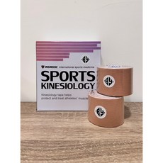 BENYI透氣肌肉貼布 肌內效運動貼布 肌貼效貼布 防潑水運動繃帶 專業貼布剪 韓國進口肌貼, 1個, 肌貼【膚色】2吋 * 5公尺