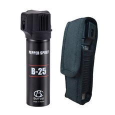 호신용스프레이 경호용품 후추 페퍼 본끌레 B-25 호신용품 파우치포함, 1개