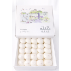 국산 쌀 인천 잔기지떡 맛집 / 해송기정 / 기본(팥), 30g, 50개
